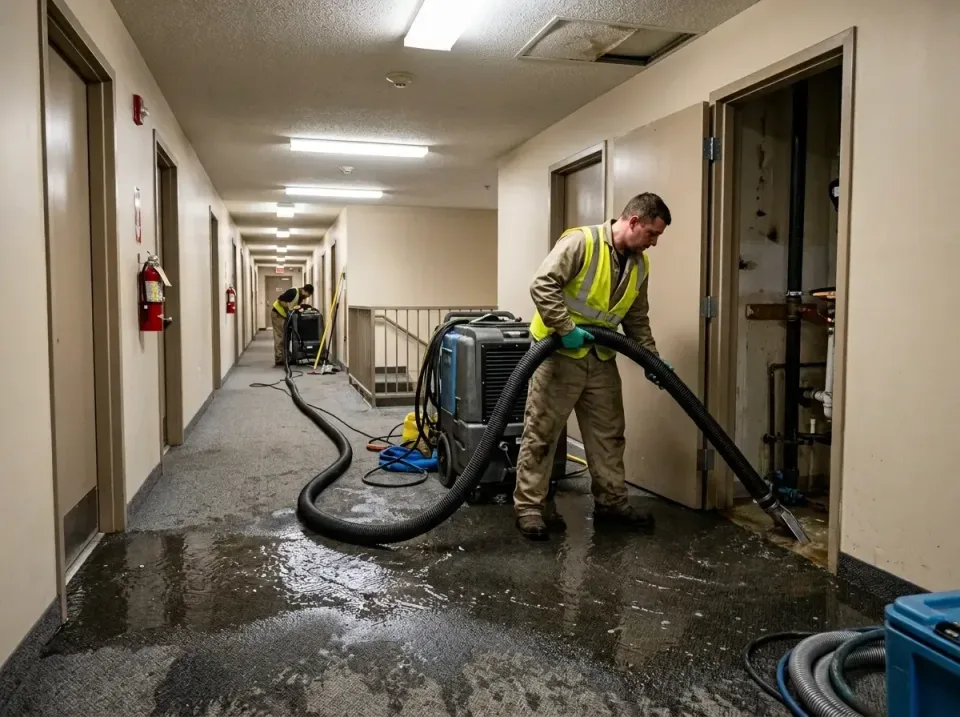 multi-unit-apartment-hallway-f-005 — frequently asked questions, Emergency Burst Pipe Water Extraction & Removal in East Fre…